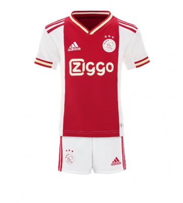 Ajax Hjemmedraktsett Barn 2022-23 Kortermet (+ Korte bukser)